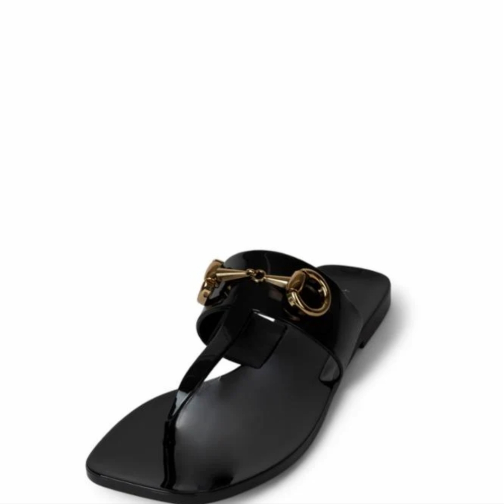 Jeffrey Campbell A Lil Bit Flat Jelly Thong
